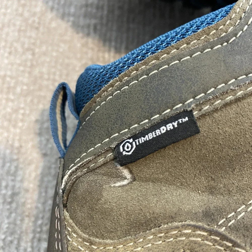 Timberland Boots Womens Size 6.5 Brown‎ Nubuck Waterproof Ankle Hiking A1NRW